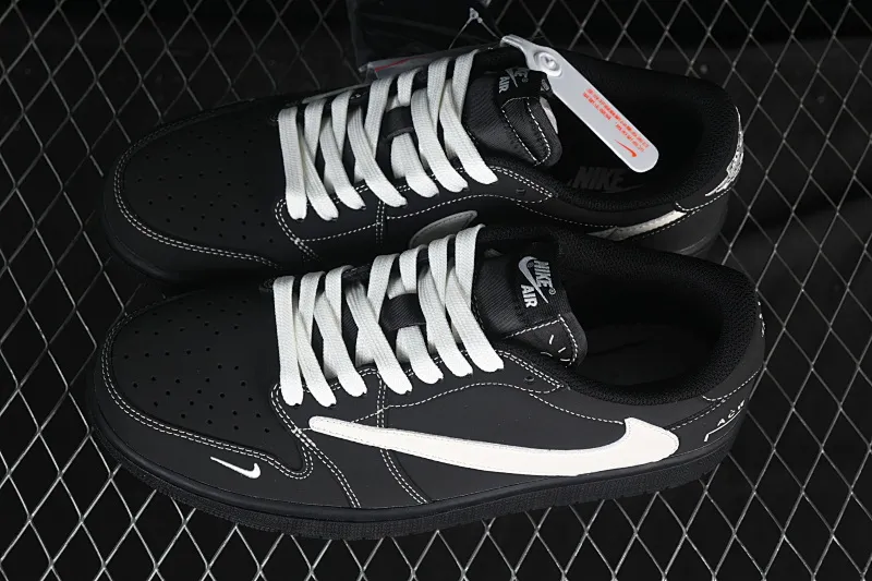 All categories Air Jordan Jordan series basketball shoes Air Jordan 1 Low High-end customized low-top sneakers Travis Scott x Fragment Design x Air Jordan 1 Low OG SP AJ1 Joe 1 joint black and white low-top cultural casual sneakers AC1808-191